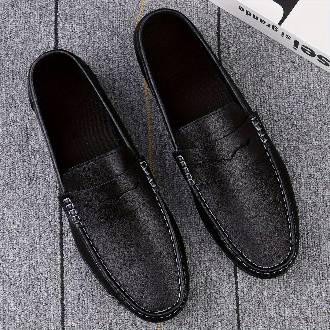 Bauluvio - Vintage Penny Loafers für Männer