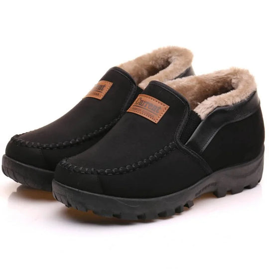 Bauluvio - Warme Winterstiefel aus Samt und Fleece