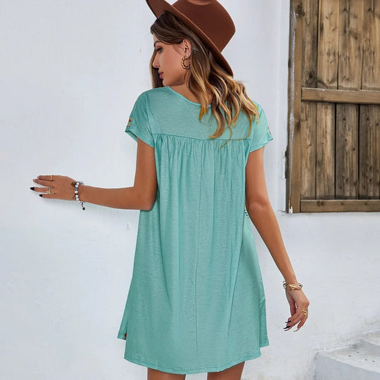 Bauluvio - Boho-Kleid mit Stickerei