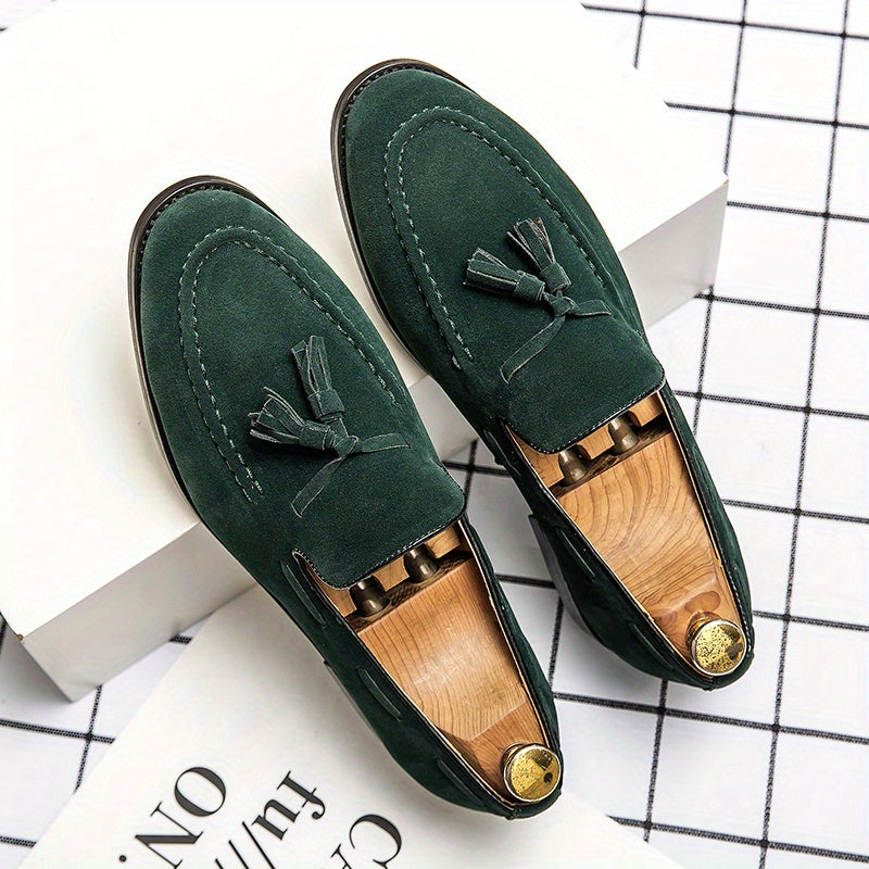 Bauluvio - Vintage Loafer aus Wildleder für Männer