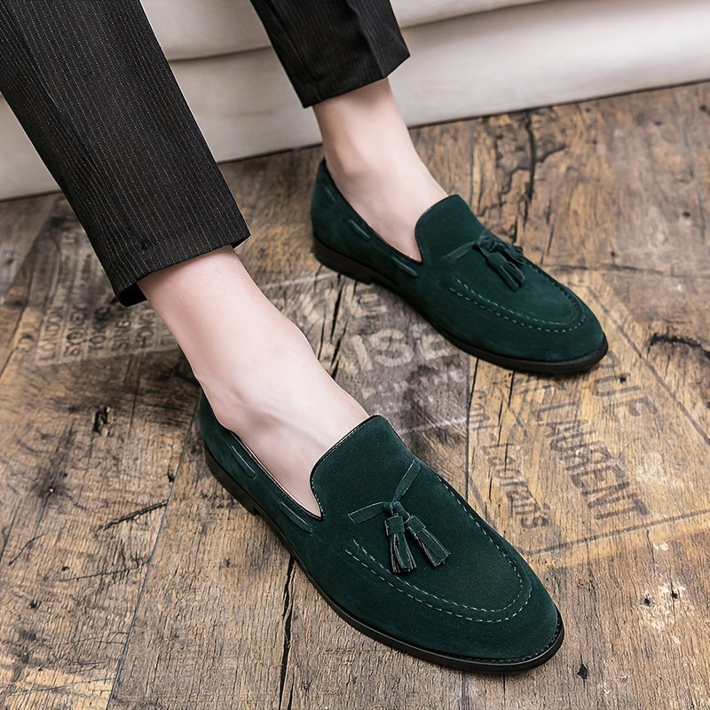 Bauluvio - Vintage Loafer aus Wildleder für Männer