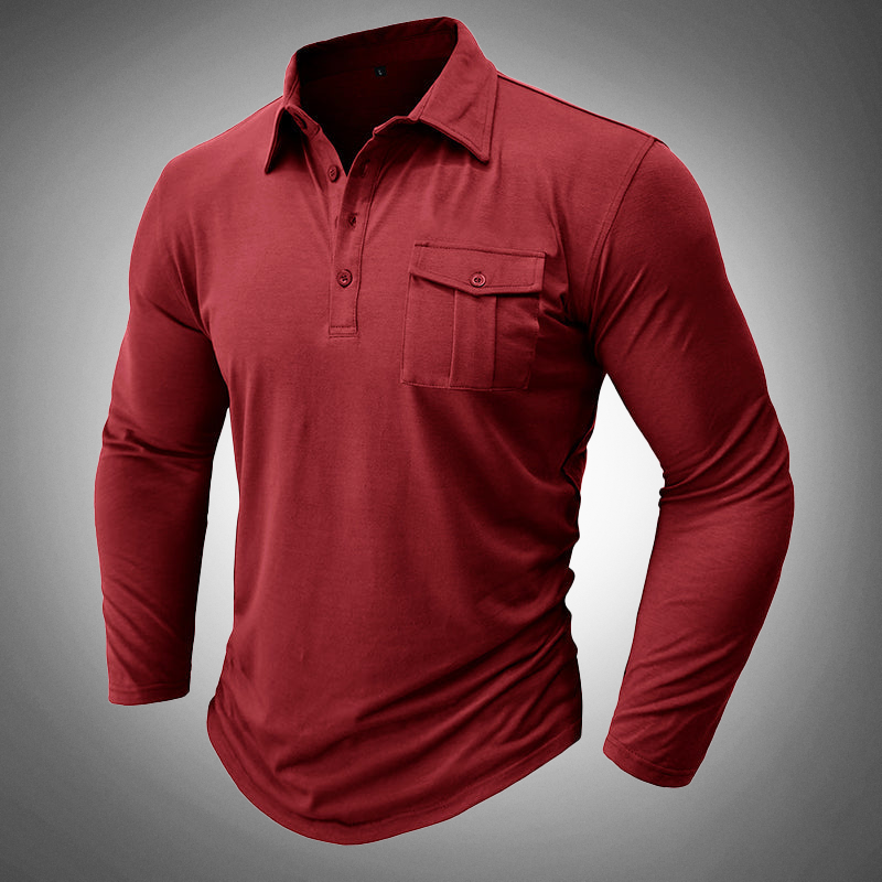 Bauluvio - Klassisches Slim Fit Poloshirt für Männer