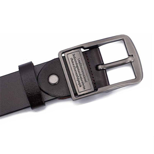 Bauluvio - Großer Pin Buckle Gürtel mit Taillengurt