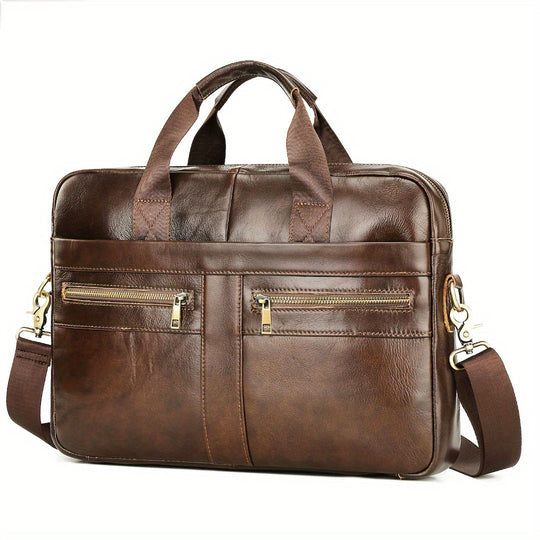 Herren Leder Business Handtasche