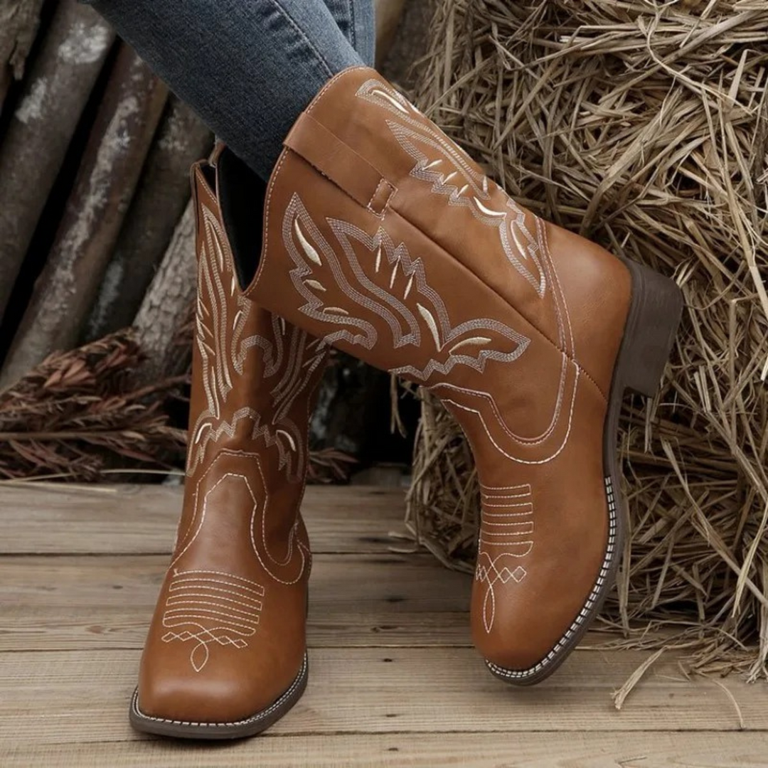 Rutschfeste Cowboystiefel für Frauen