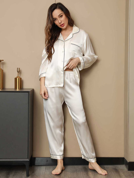 Bauluvio - Luxuriöses Pyjama-Set aus Seide für Frauen