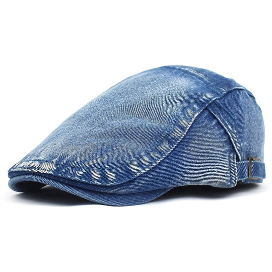 Bauluvio - Einfache Mode Retro Denim Cap