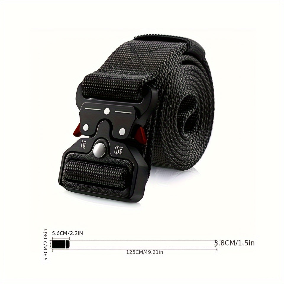 Bauluvio - Vintage Casual Tactical Belt mit Automatikschnalle