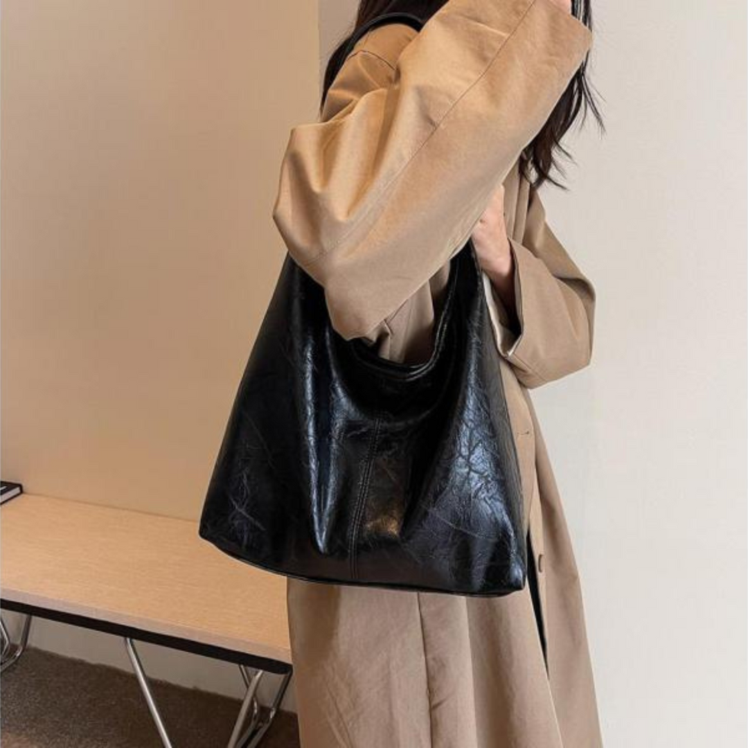 Maya - Distressed Leather Tote