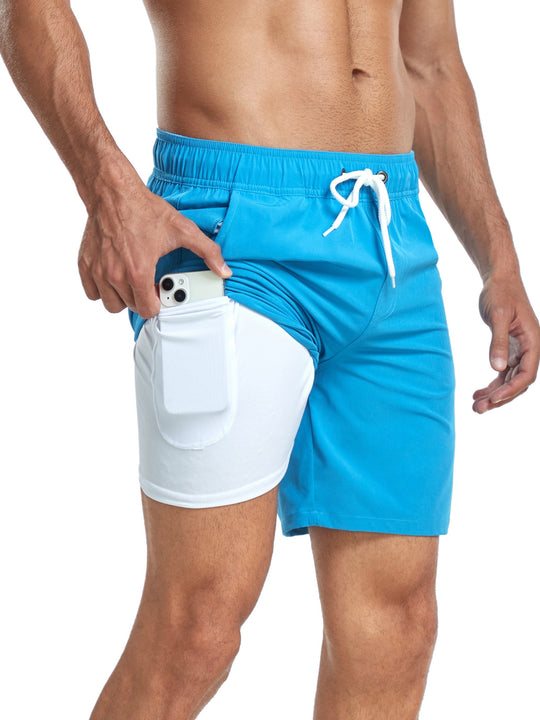 Bauluvio - Zweilagige Boardshorts für Männer