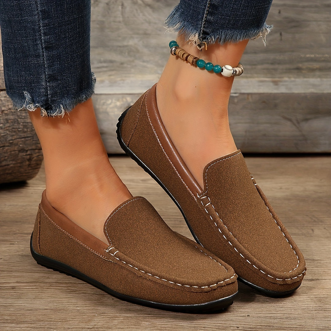 Bauluvio - Casual Slip on Wildleder Schuhe für Frauen