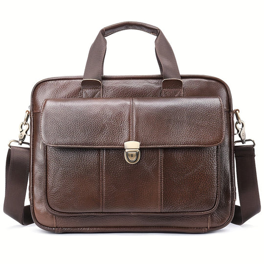 Herren Vintage Lederhandtasche