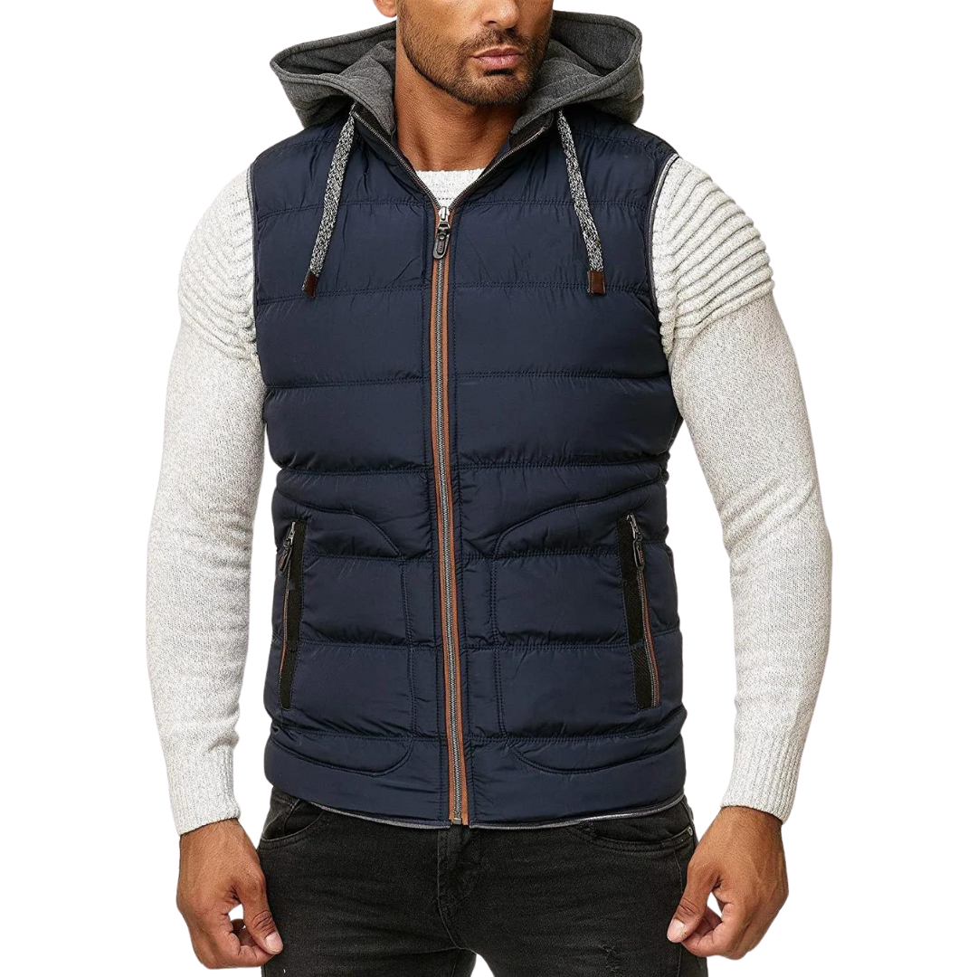 Bauluvio - Spring Bodywarmer mit abnehmbarer Kapuze für Männer