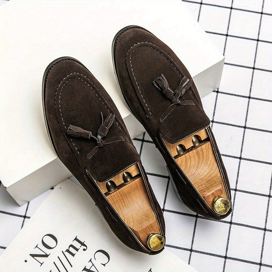 Bauluvio - Vintage Loafer aus Wildleder für Männer