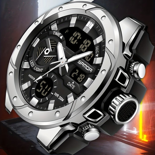 Bauluvio - Herren-Sport-Outdoor-Uhr