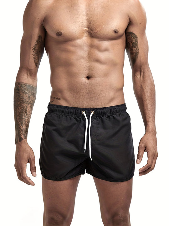 Bauluvio - Unifarbene Strandshorts für Männer