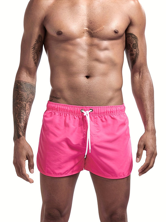 Bauluvio - Unifarbene Strandshorts für Männer