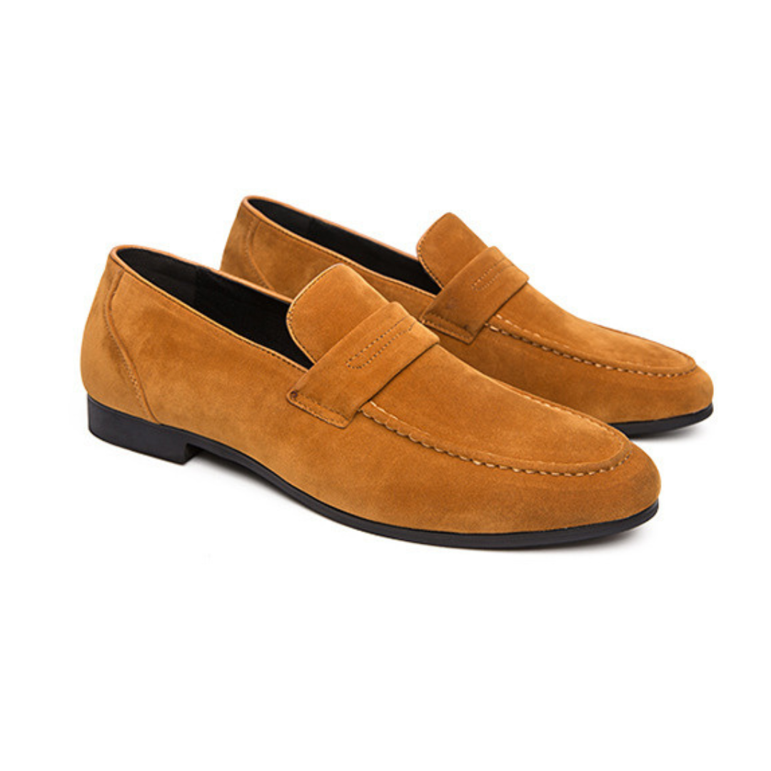 Bauluvio - Casual Wildleder Riemen Loafers für Männer