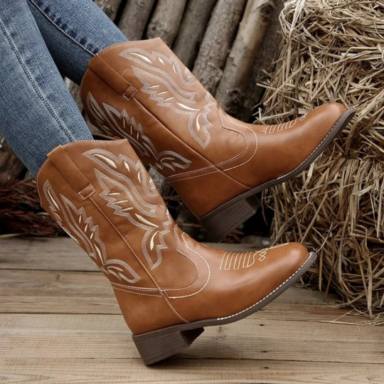 Rutschfeste Cowboystiefel für Frauen