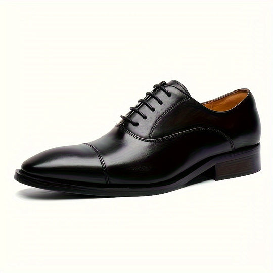 Bauluvio - Herren Cap Toe Oxford Schuhe