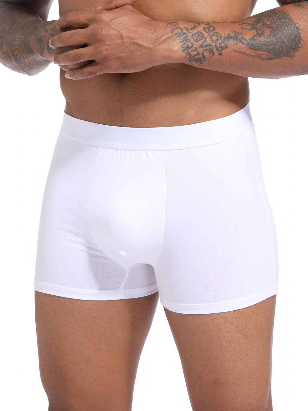 Bauluvio - Weiße Boxershorts für Männer