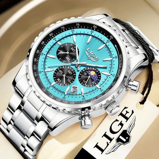 Bauluvio - Luxus-Quarz-Chronograph-Sportuhr