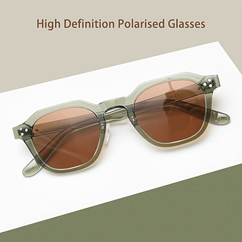 Bauluvio - Retro Round TR90 Polarisierte Sonnenbrille