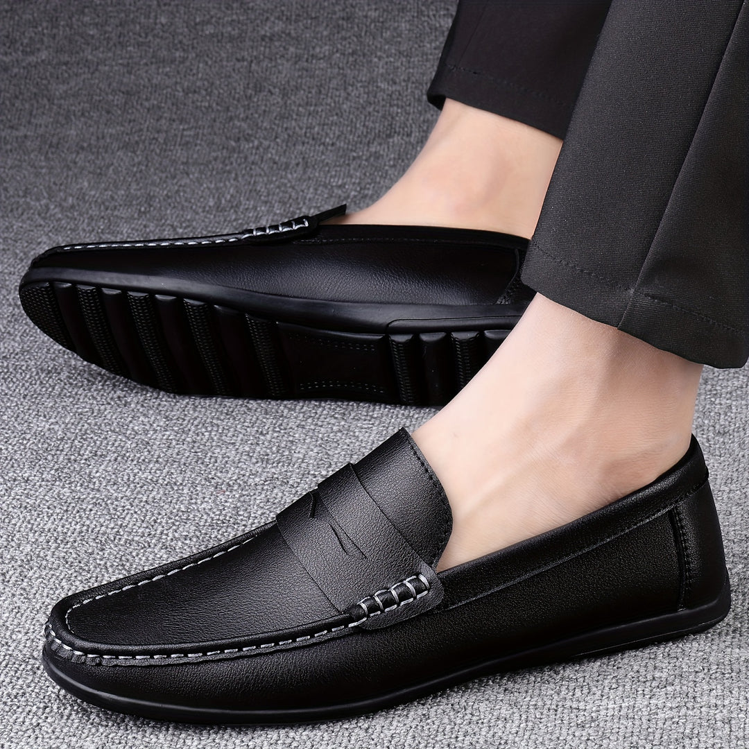 Bauluvio - Vintage Penny Loafers für Männer