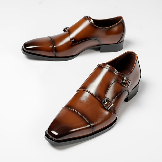 Bauluvio - Herren Doppelmonk Loafers