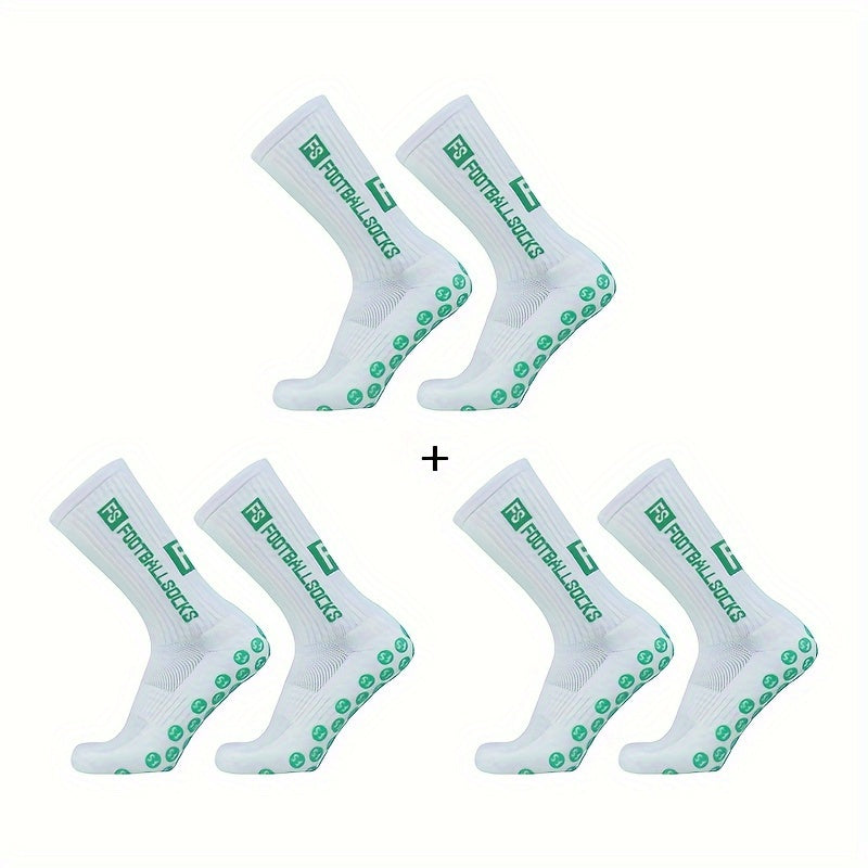 Bauluvio - Atmungsaktive Fußball-Grip-Socken (3 Paar)