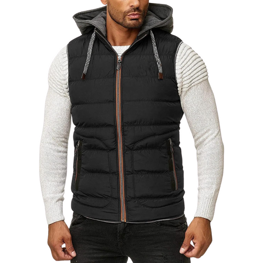 Bauluvio - Spring Bodywarmer mit abnehmbarer Kapuze für Männer