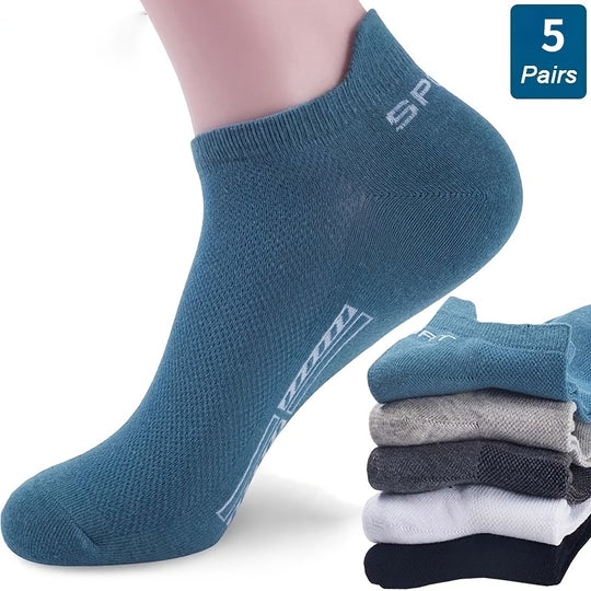 Bauluvio - Sportliche Knöchelsocken (5 Paare)