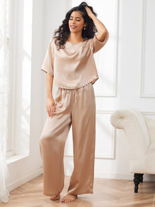 Bauluvio - Elegantes Pyjama-Set aus Seide