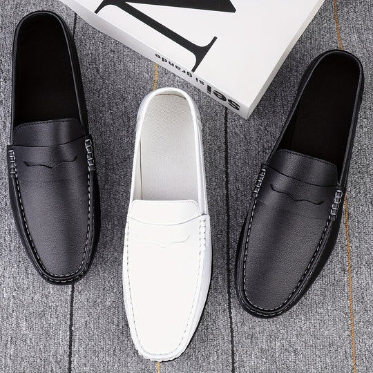 Bauluvio - Vintage Penny Loafers für Männer