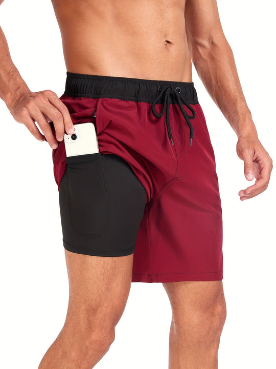 Bauluvio - Zweilagige Boardshorts für Männer