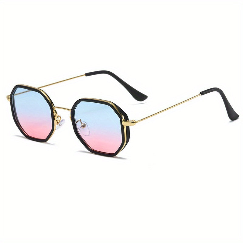 Bauluvio - Ombre Polygon Retro-Sonnenbrille