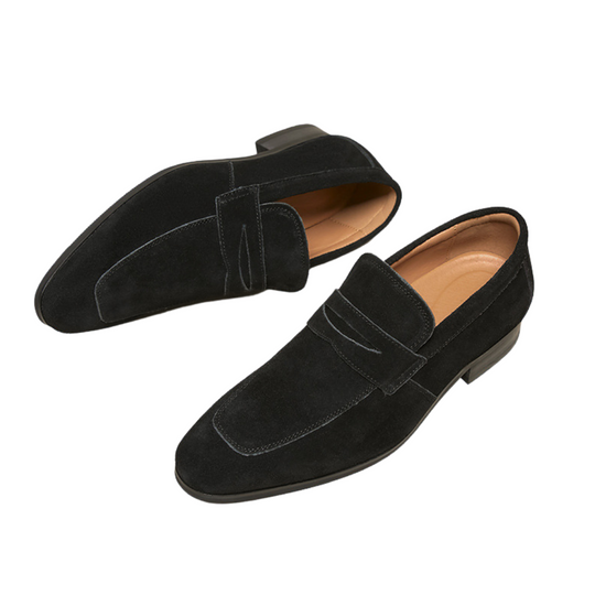 Bauluvio - Casual Wildleder Riemen Loafers für Männer