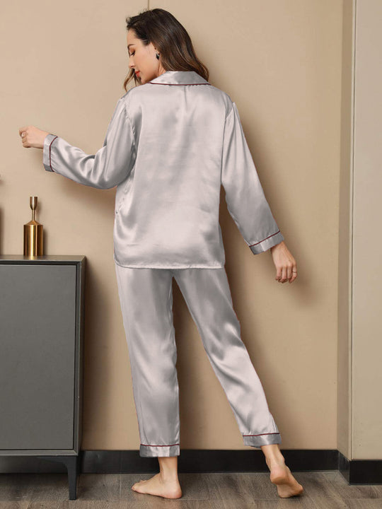 Bauluvio - Luxuriöses Pyjama-Set aus Seide für Frauen