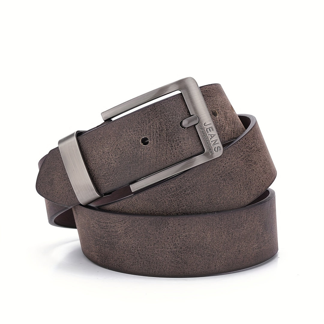 Bauluvio - Pin Buckle Ledergürtel für Männer