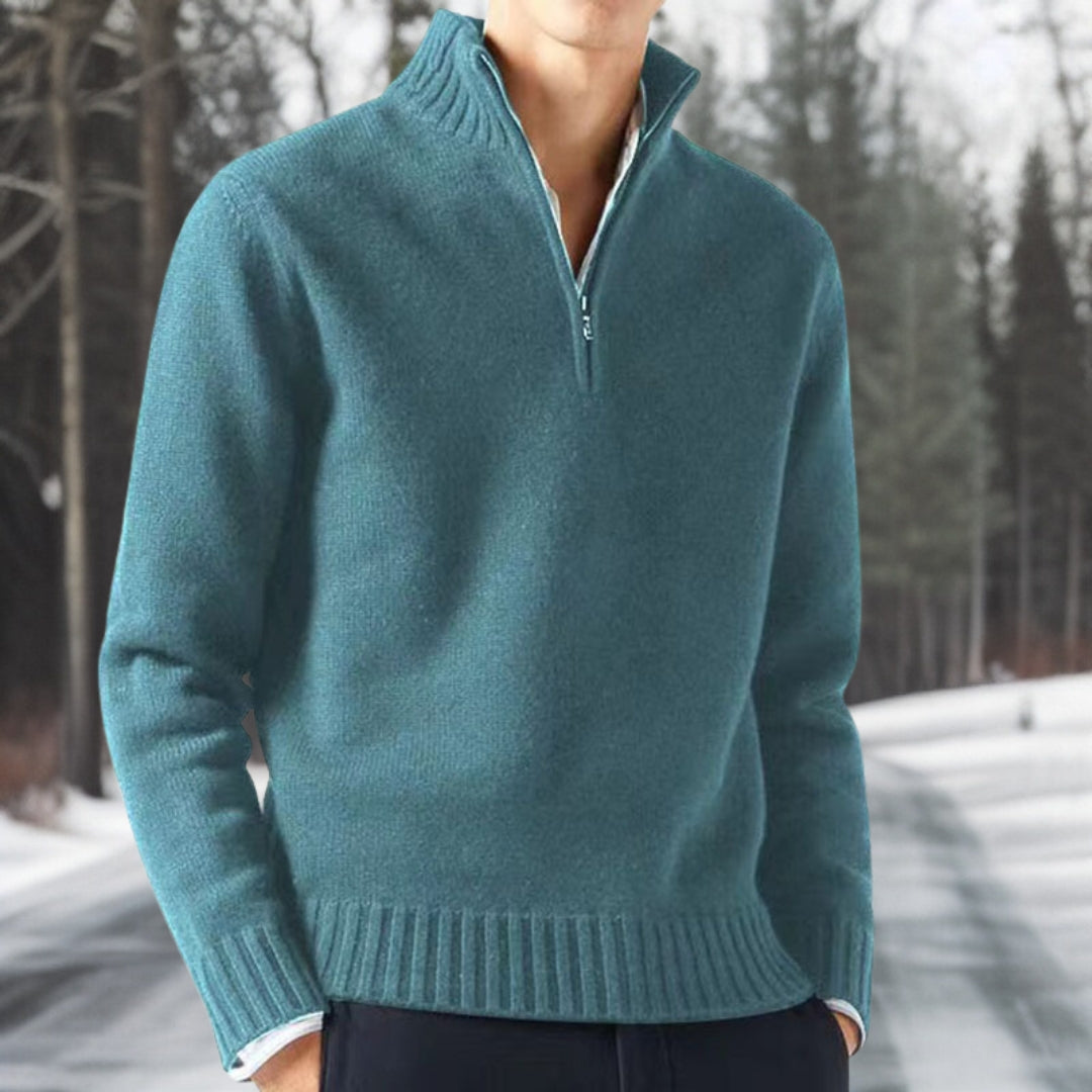 Bauluvio - Warmer Basic-Strickpullover für Männer