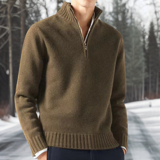 Bauluvio - Warmer Basic-Strickpullover für Männer