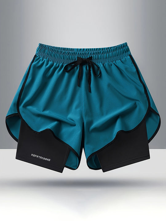 Bauluvio - Doppellagige 2-in-1-Shorts für Männer