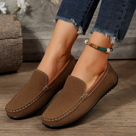 Bauluvio - Casual Slip on Wildleder Schuhe für Frauen