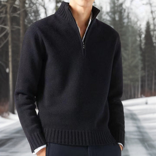 Bauluvio - Warmer Basic-Strickpullover für Männer