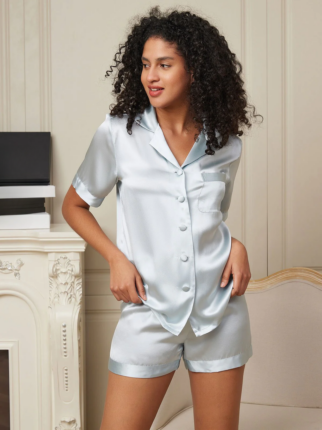 Bauluvio - Gepflegtes Pyjama-Set aus Seide