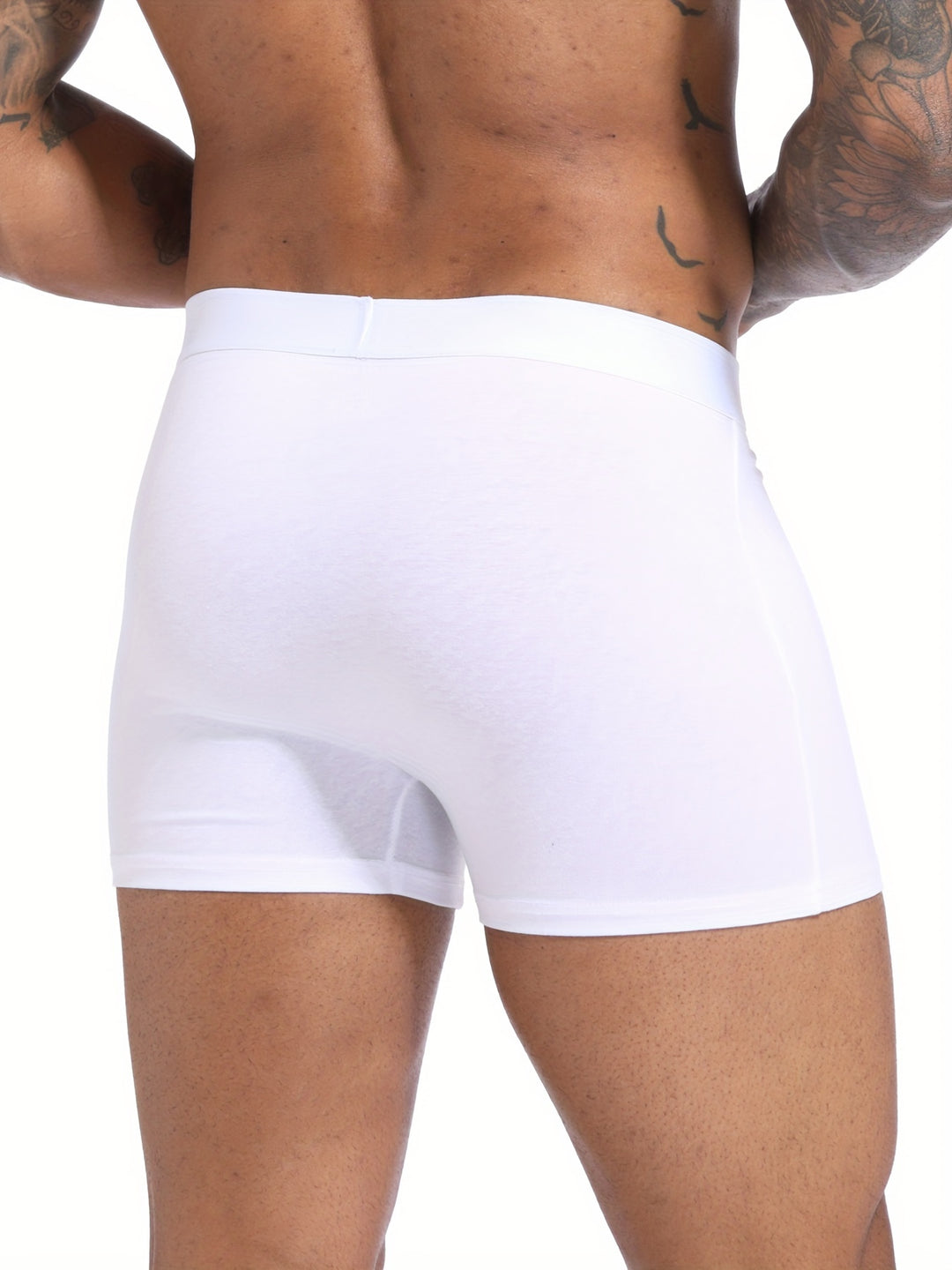 Bauluvio - Weiße Boxershorts für Männer