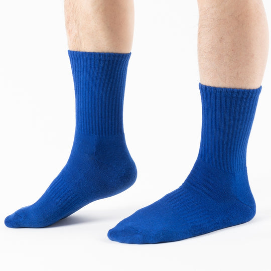 Bauluvio - Kurze Crew-Socken aus fester Baumwolle für Männer (6 Paare)