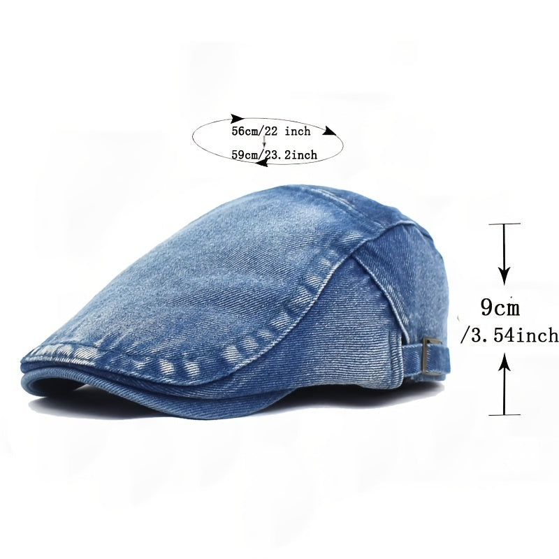 Bauluvio - Einfache Mode Retro Denim Cap