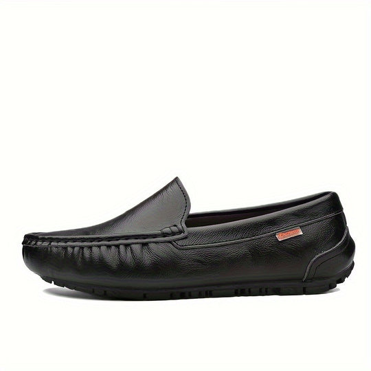 Bauluvio - Herren Top Grain Leder Slip-On Schuhe