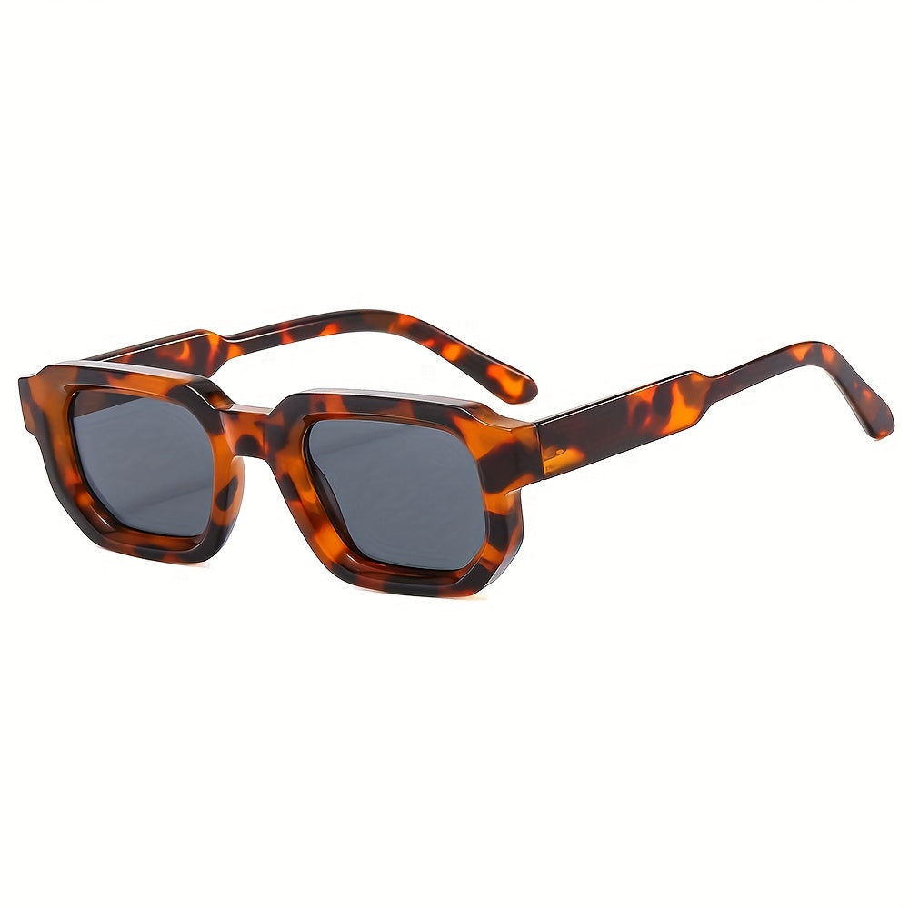 Bauluvio - Herren Retro Square Frame Mode Brille